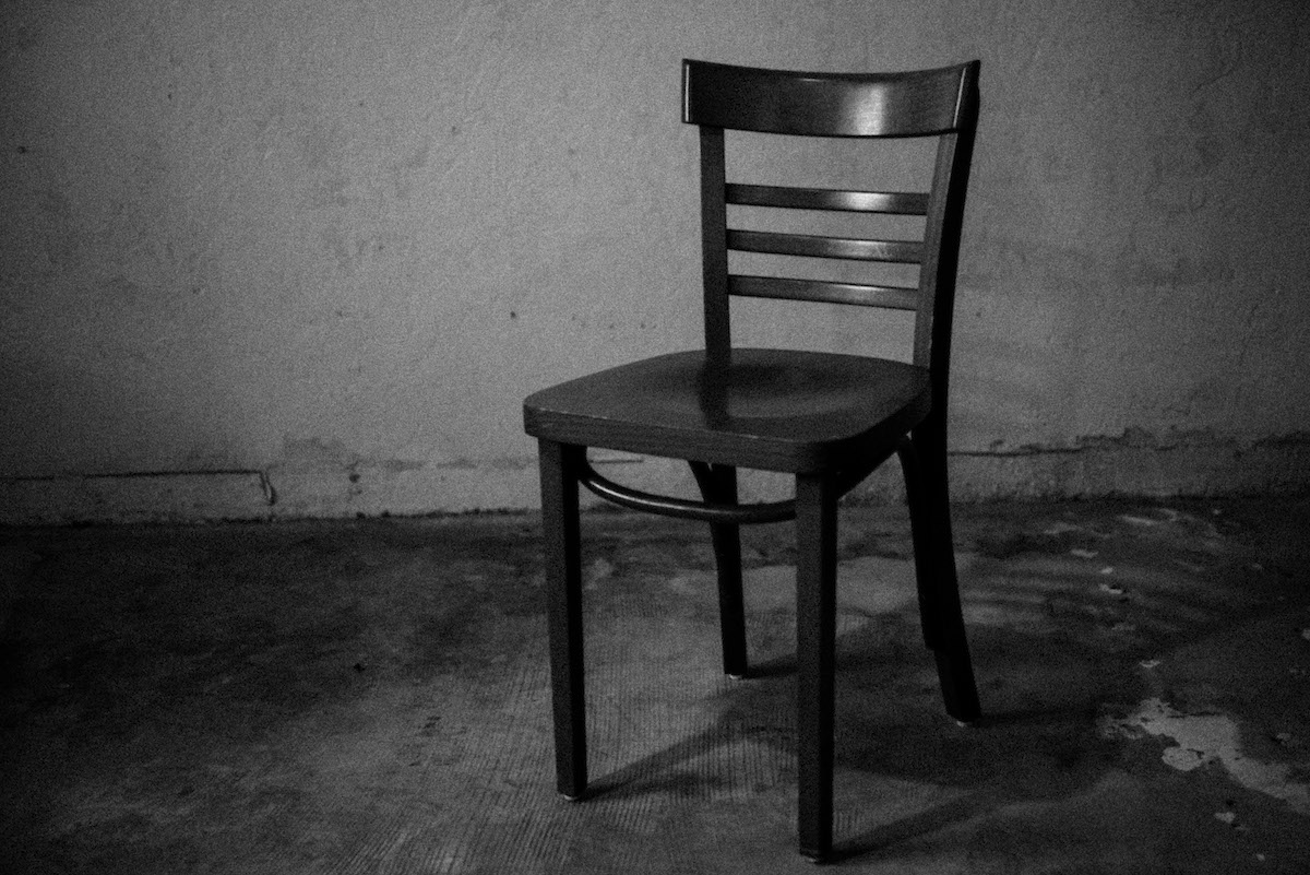 Praying to an empty chair Joe Iovino